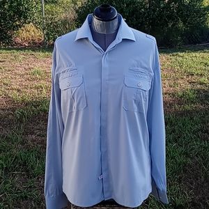 RAVANELLI Slim Fit Retro Button Down L/S Shirt